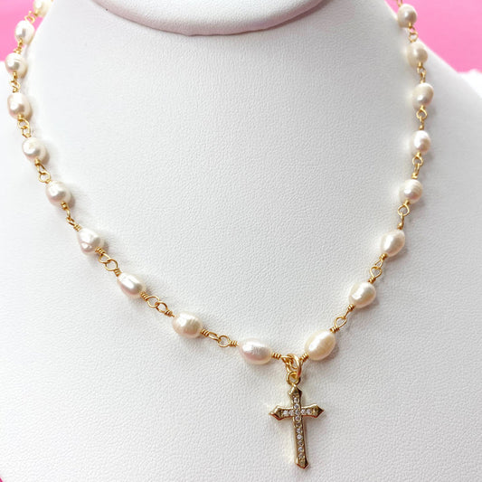 Jacee Cross Necklace