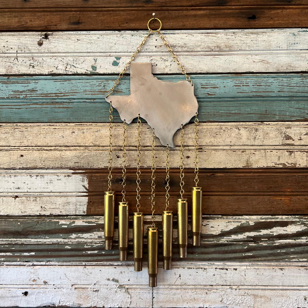 Solid Texas Bullet Windchime .50 BMG