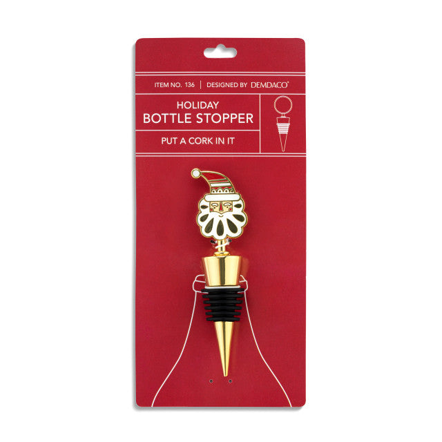 Santa Bottle Stopper