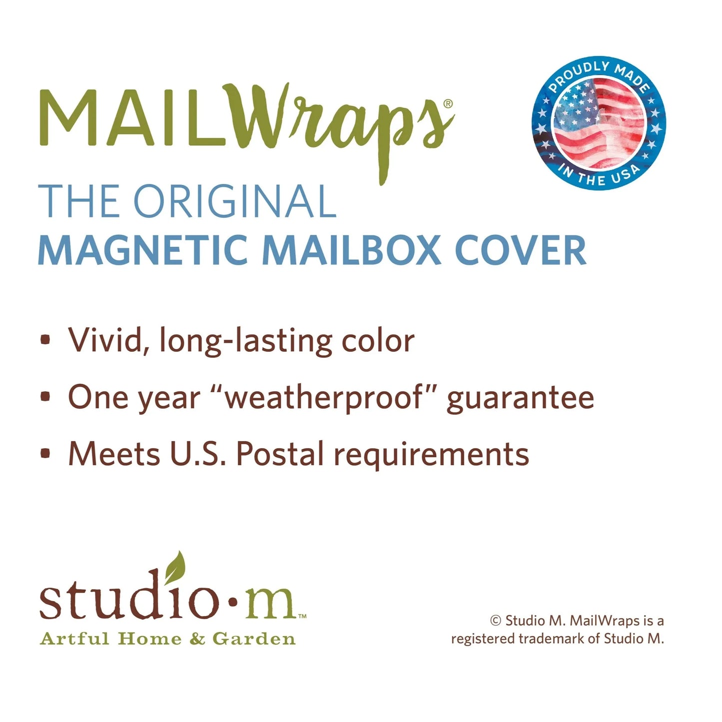Stars and Stripes Birdhouses MailWrap