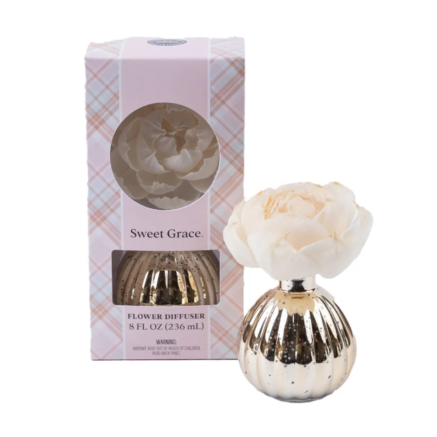Sweet Grace Flower Diffuser Gold