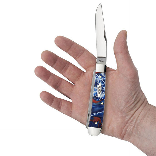 CASE XX Trapper Patriotic 2-Blade Pocket Knife