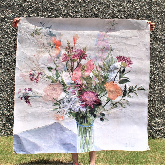 46x46" Art Paper, Bouquet