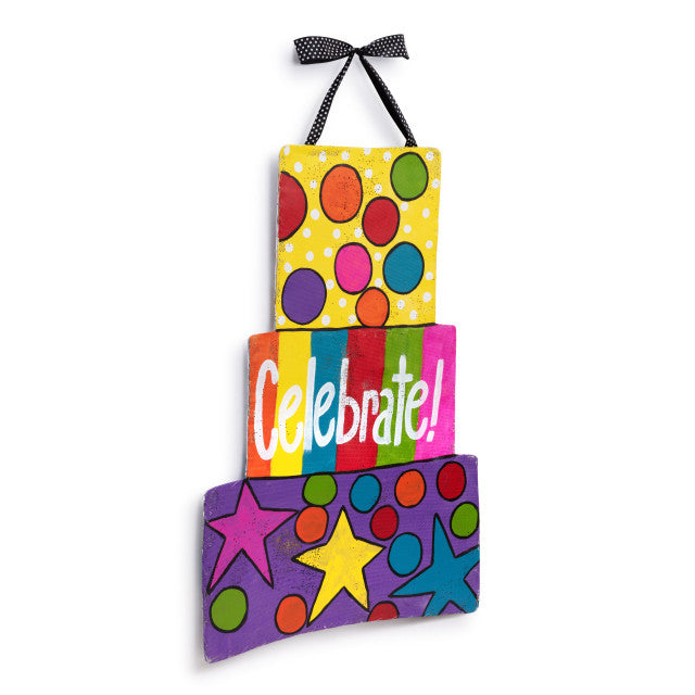 Reversible Celebrate Door Hanger