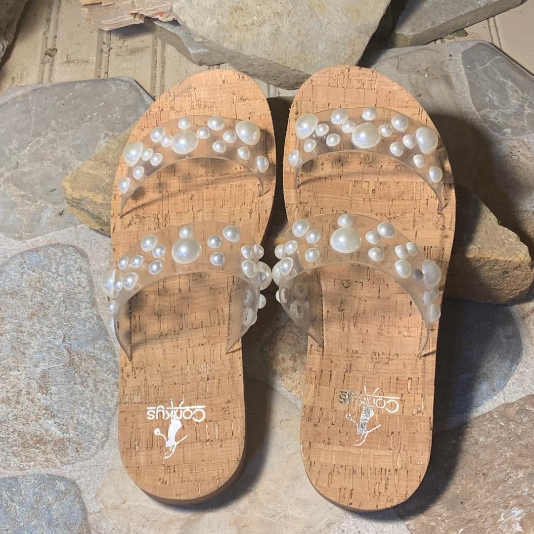 Pearl Clear Slide/Sandals