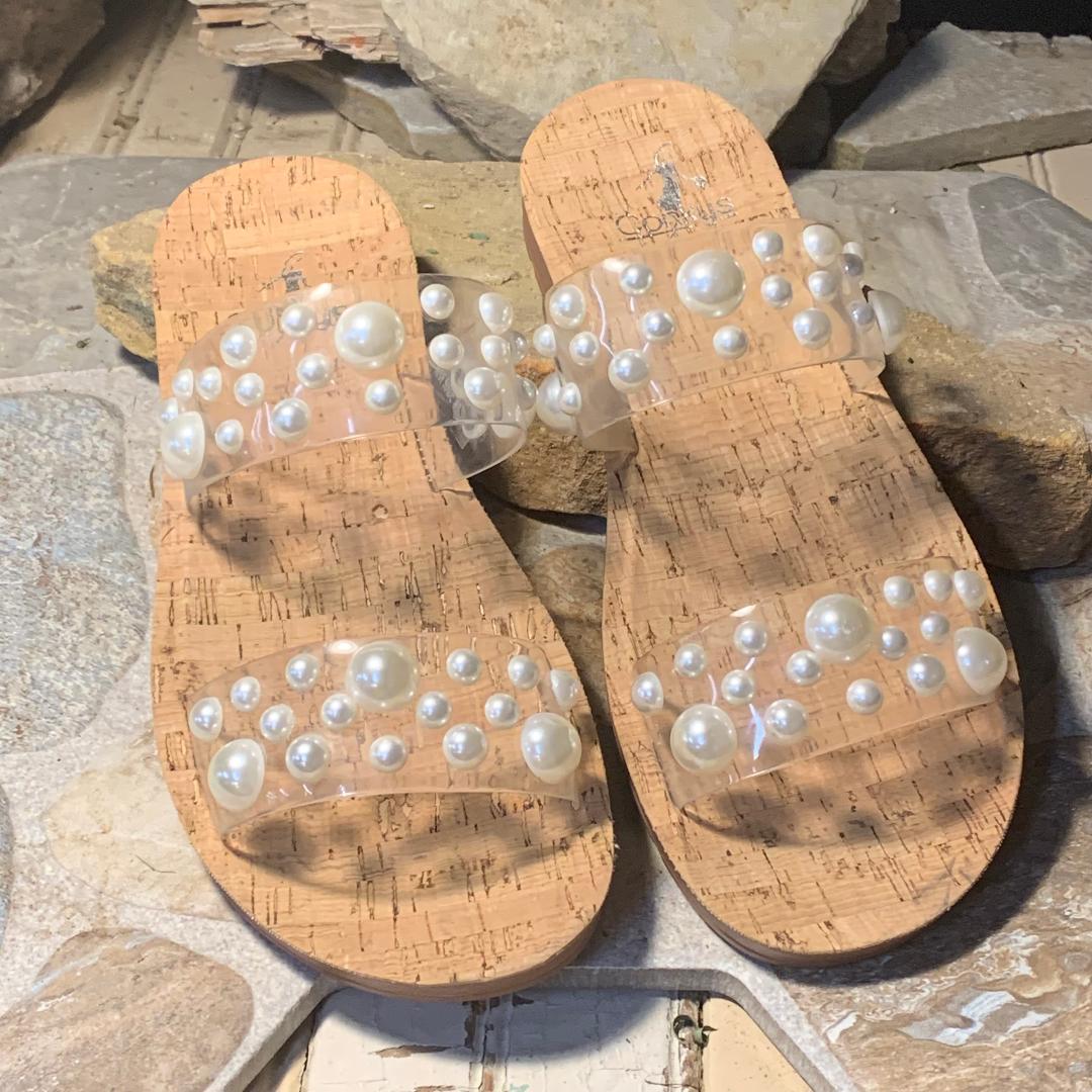 Pearl Clear Slide/Sandals