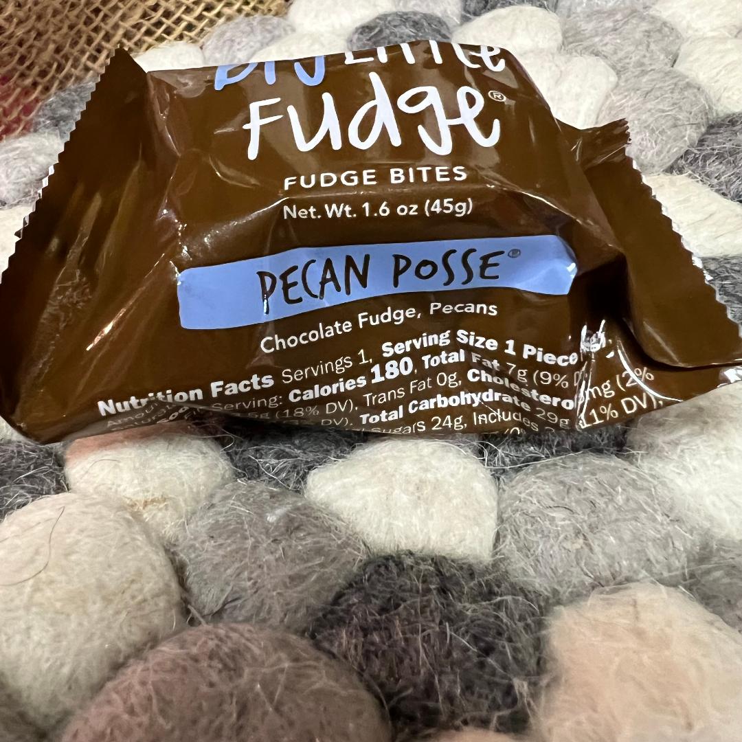 The Big Little Fudge Bites Pecan Posse   1.6oz ea.