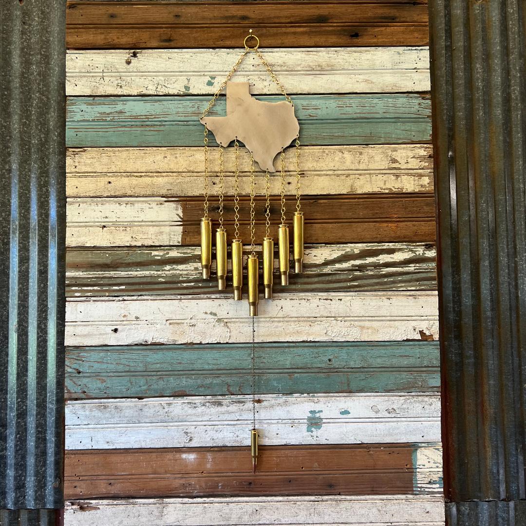 Solid Texas Bullet Windchime .50 BMG