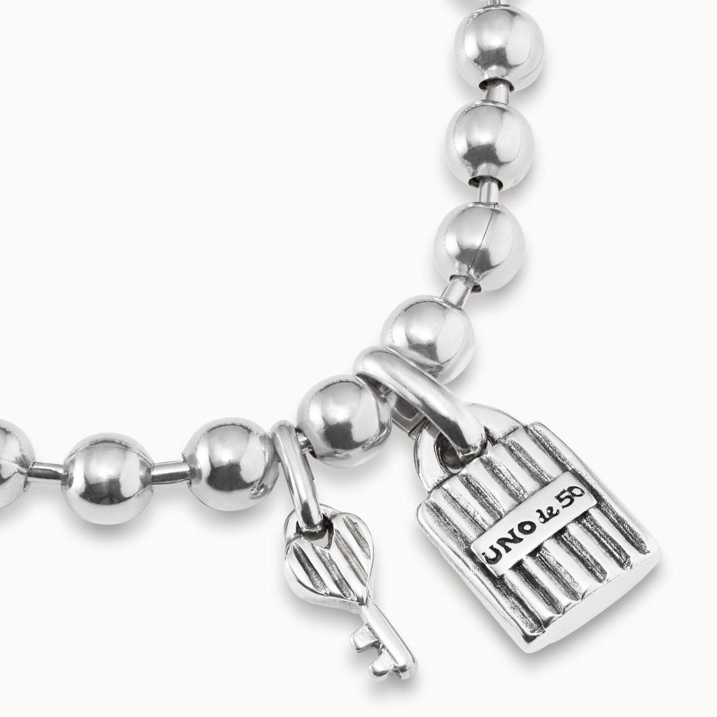 Silver Key Bracelet