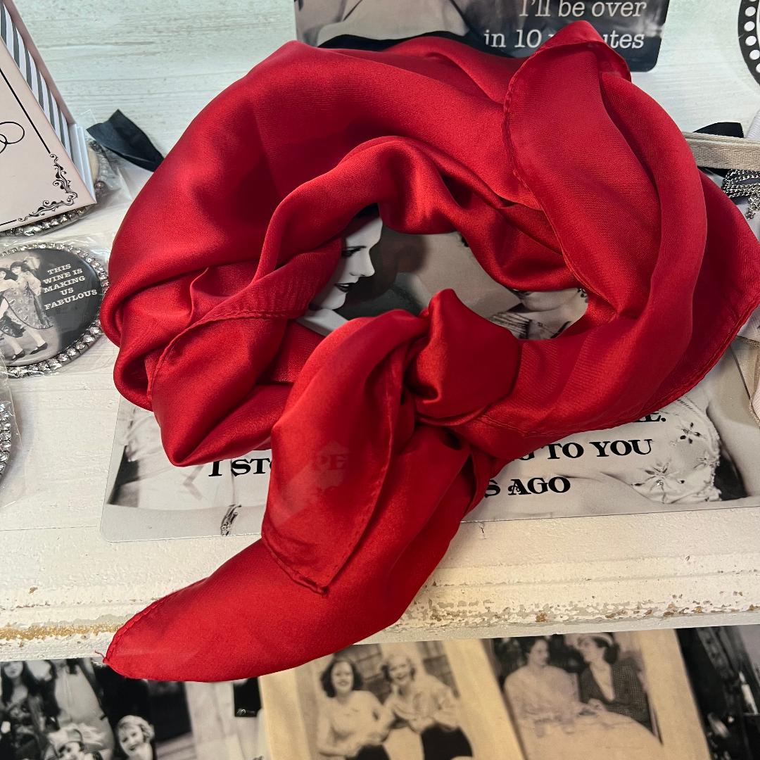 Red Bandana Scarf Wild Rag