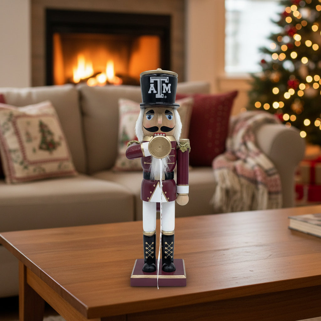 Texas A&M Aggies 14" Bugler Nutcracker