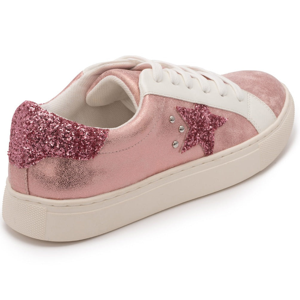 Corkys Supernova Pink Metallic Sneaker