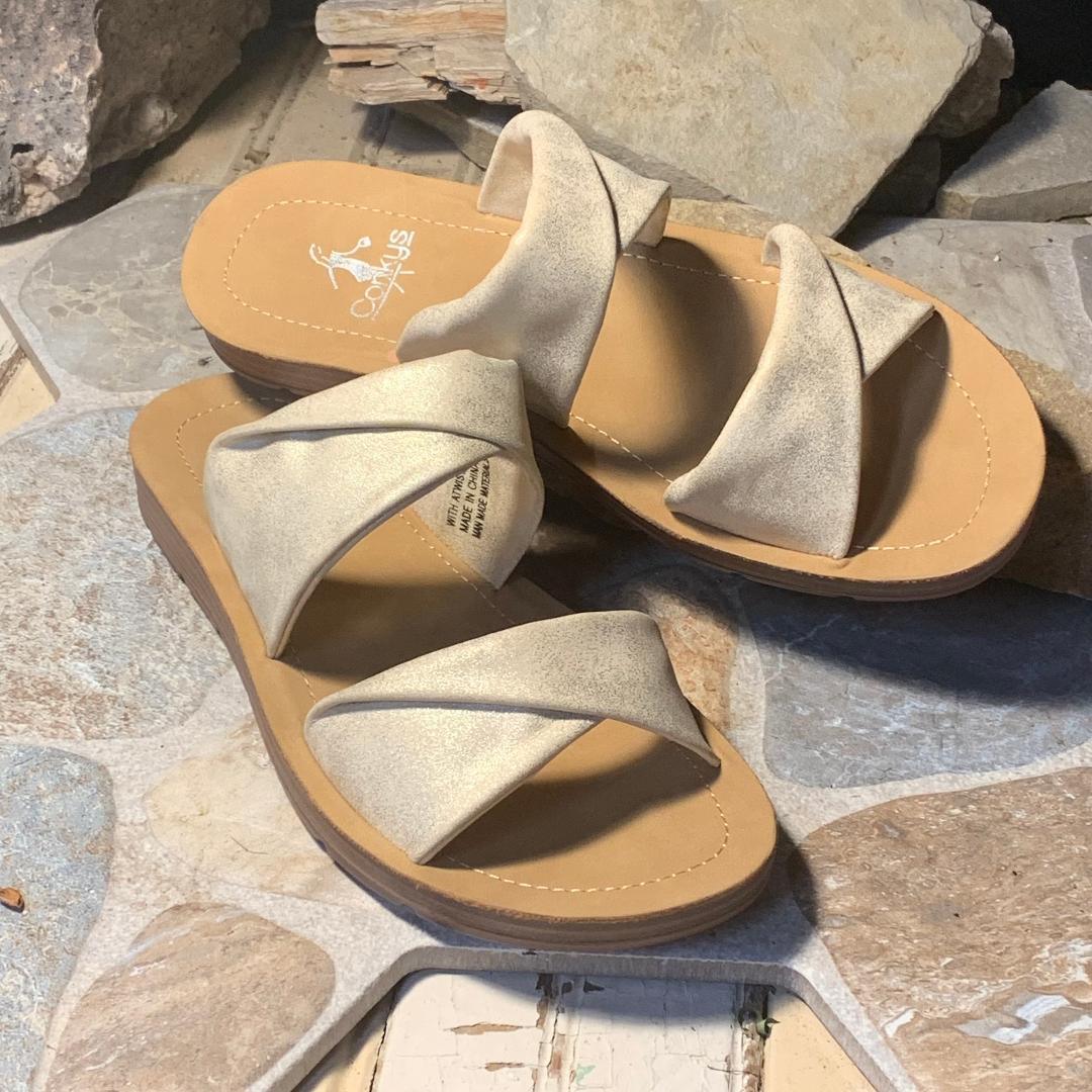 With A Twist Slide/Sandals