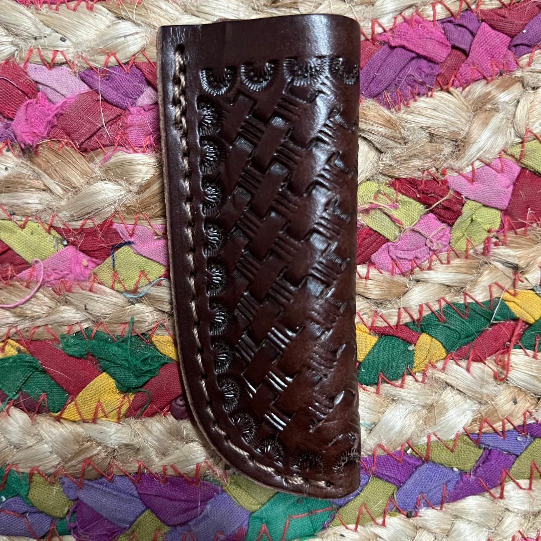 Basket Weave Knife Sheath 3 5/8"