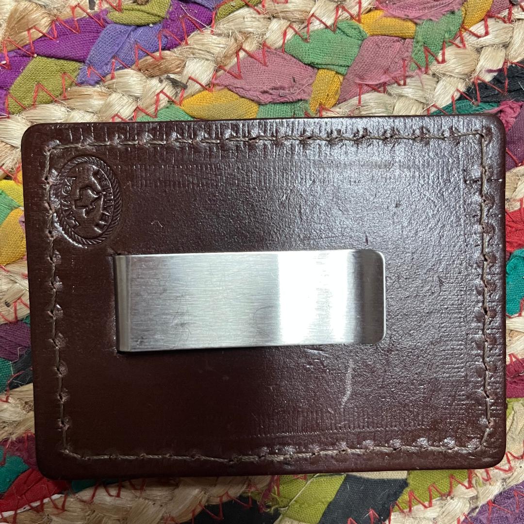 Dark Brown Money Clip Wallet