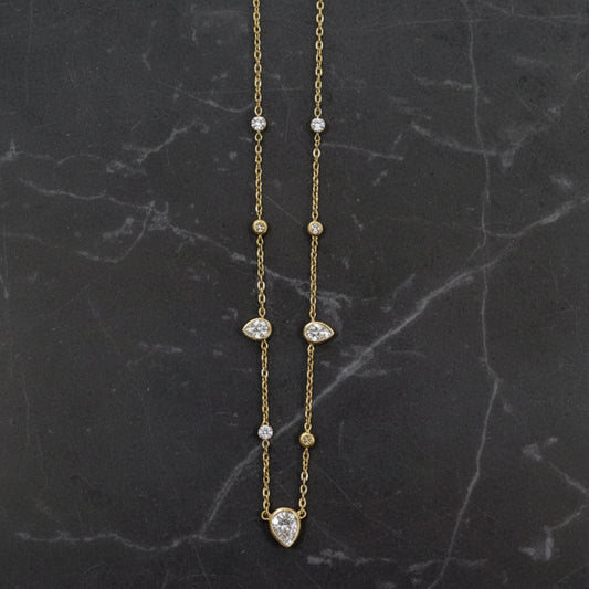 Lucinda Pear Pendent Necklace
