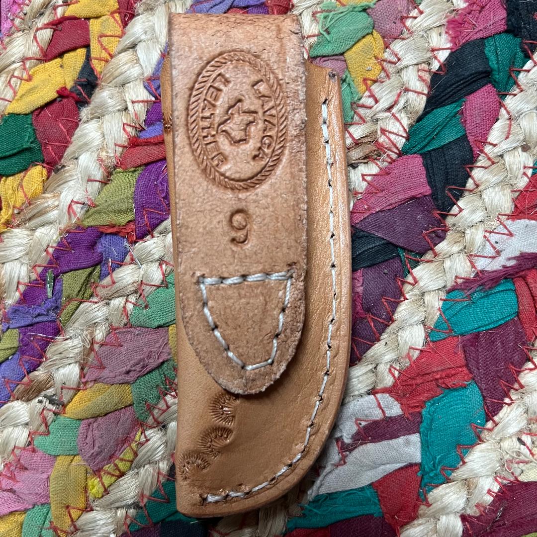 Shell Boarder Knife Sheath 3 5/8" Light Brown