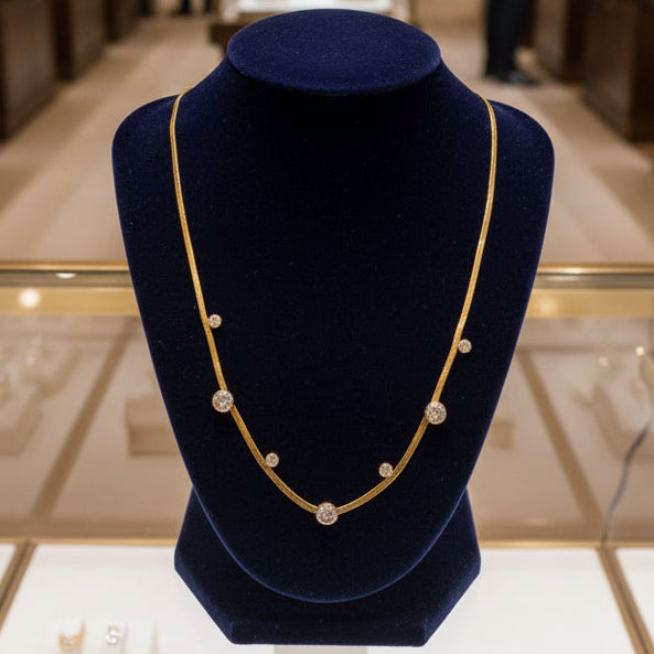 CZ Drop Necklace