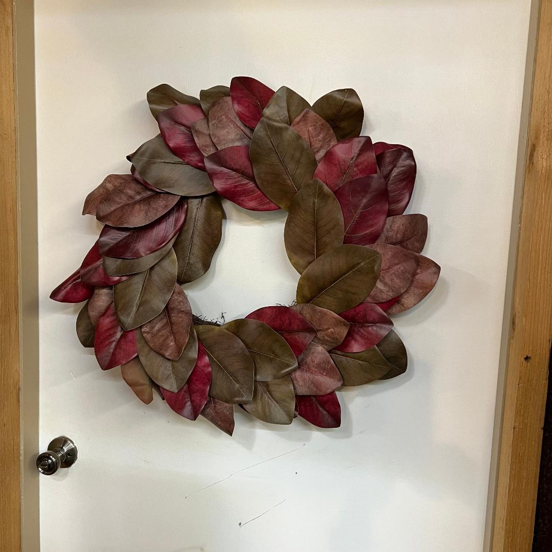 Magnolia Leaf Wreath 26"