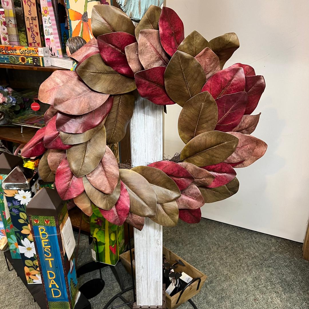 Magnolia Leaf Wreath 26"