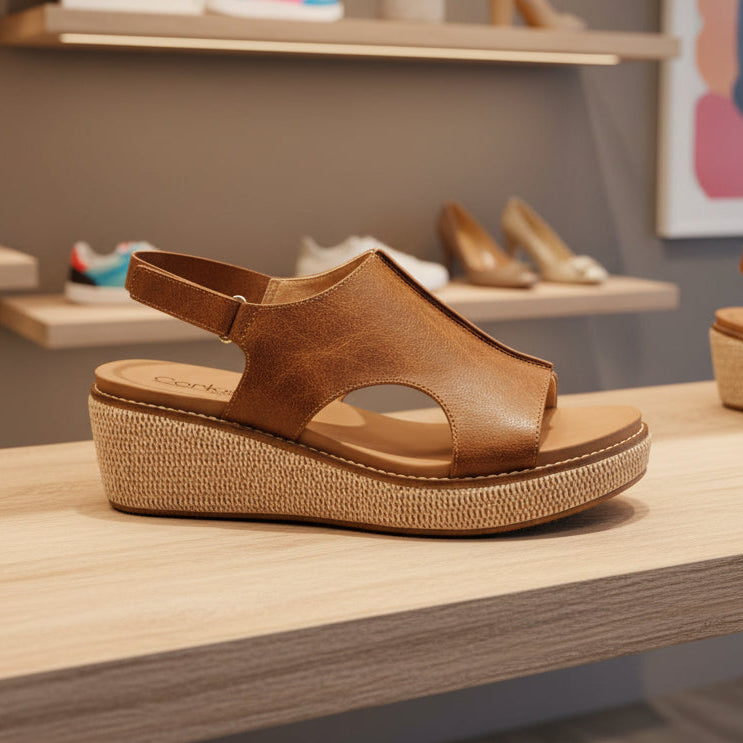 Corkys Volta II Chestnut Wedges