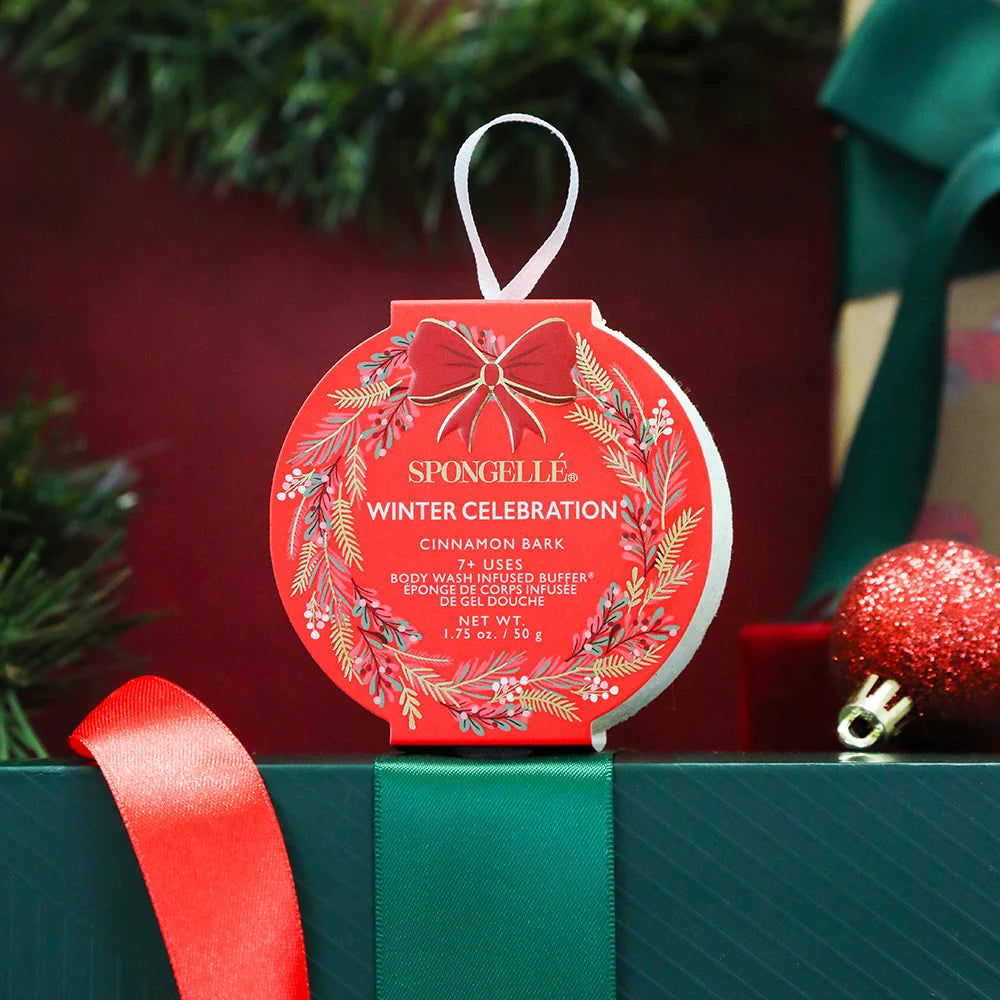 Winter Celebration Holiday Wreath Cinnamon Bark