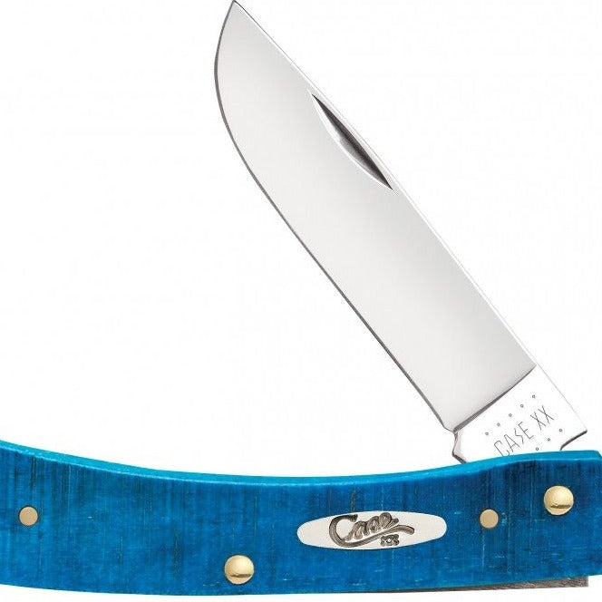 Sod Buster Jr Knife Caribbean Blue Bone