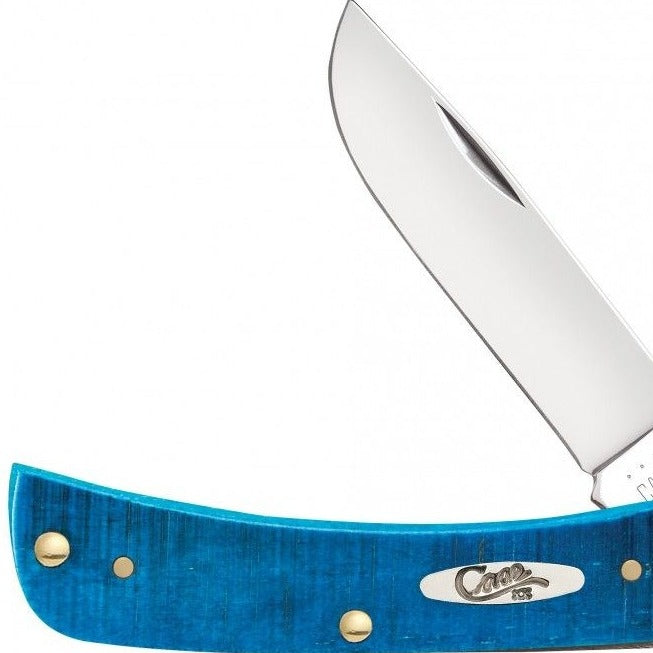 Sod Buster Jr Knife Caribbean Blue Bone