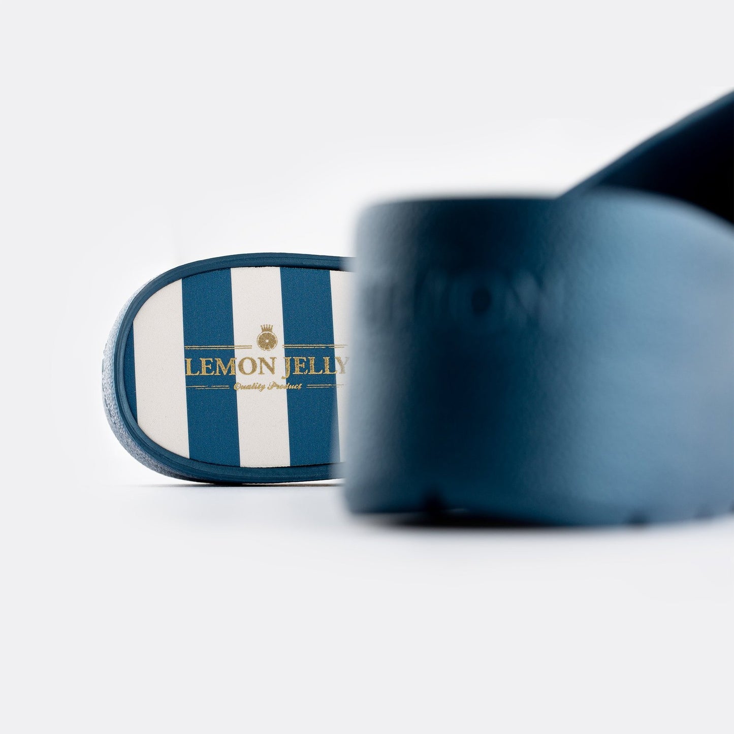 Blue Metal Teela Platform Slides