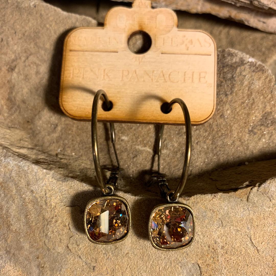 Bronze hoops Clearance