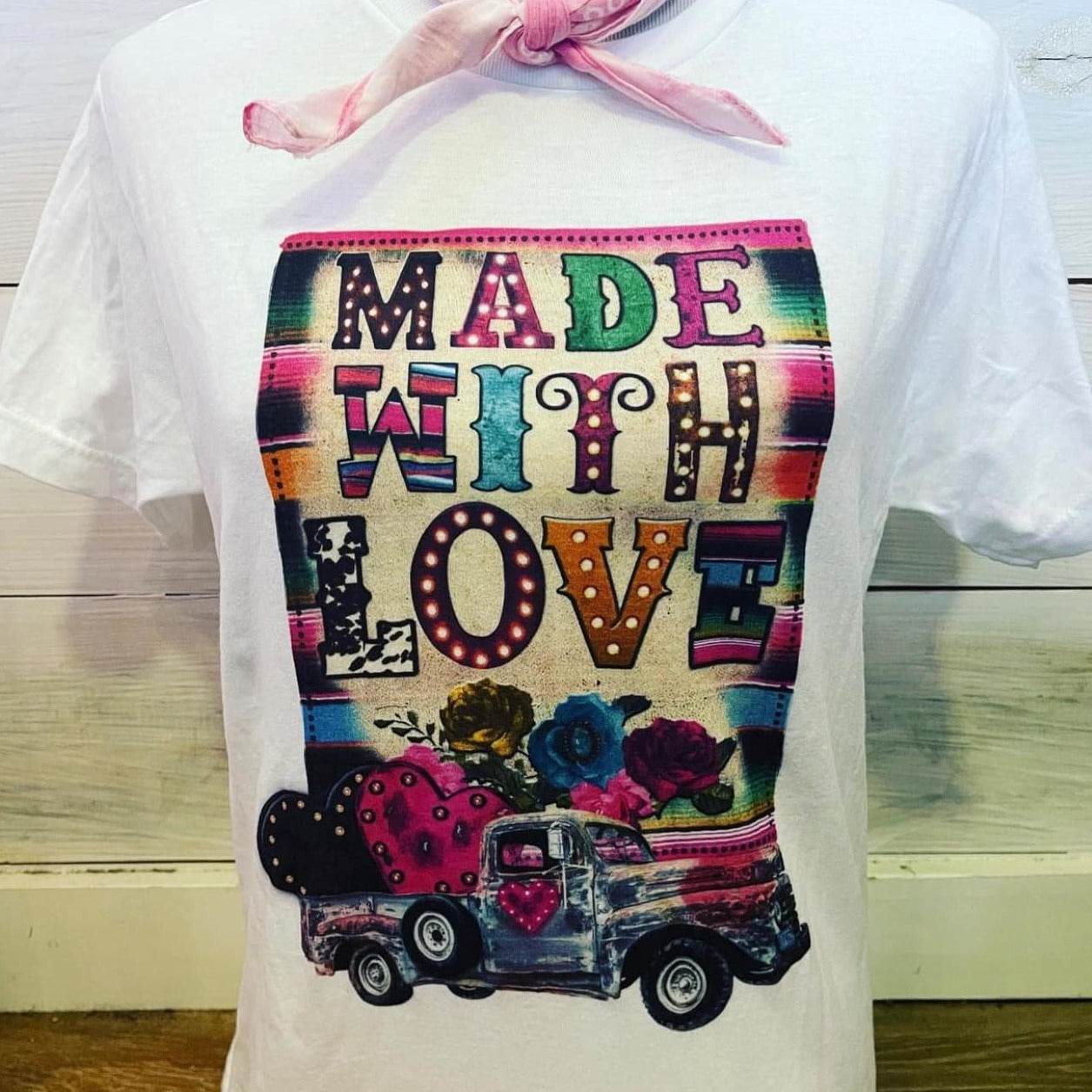 Vintage Made With Love Graphic Tee
