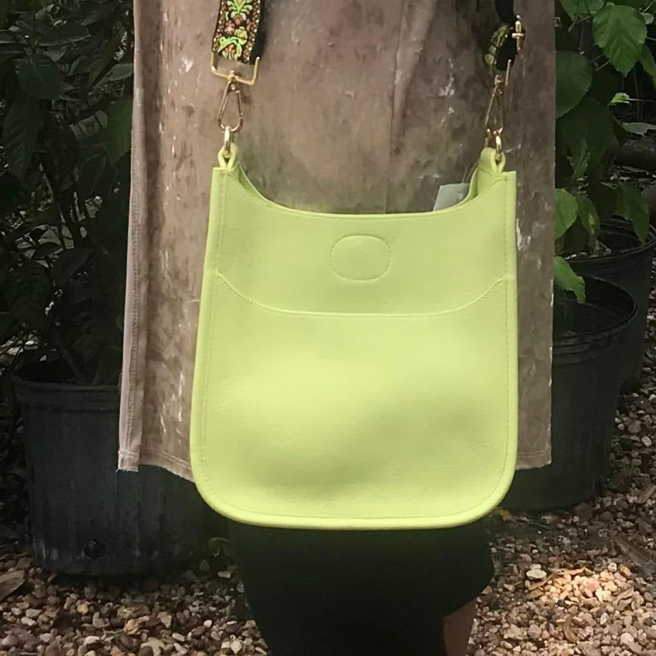 Mini Lime Messenger Handbag