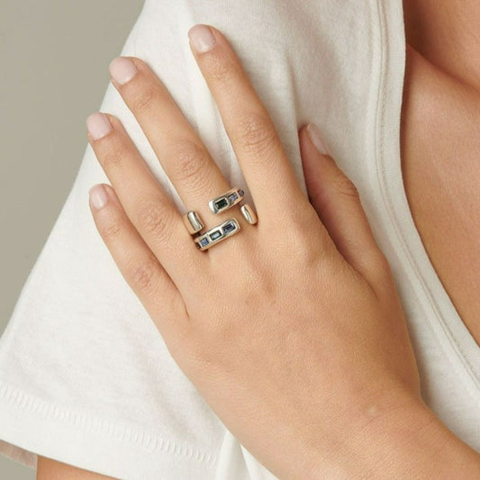 Silver Nightbird Wrap Ring