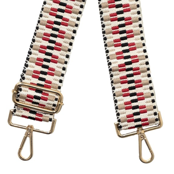 Cranberry Zig Zag Adjustable Strap