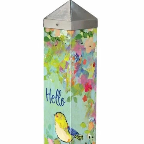 Bird Hello 20" Art Pole