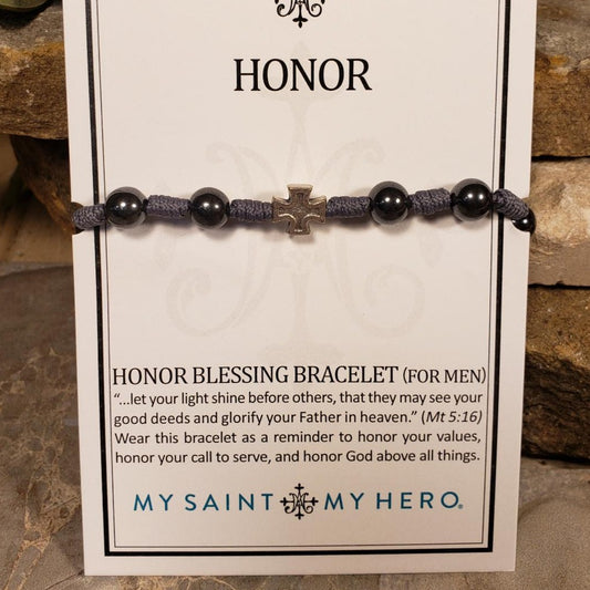 Honor Blessing Slate Bracelet For Men