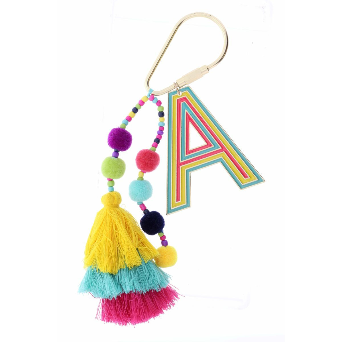 Enamel Letter Purse Charms Bright & Happy (Different Letters Available)