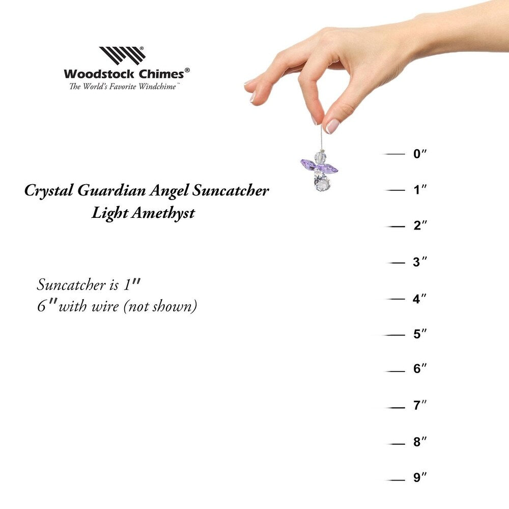 Crystal Guardian Angel - Light Amethyst (June)