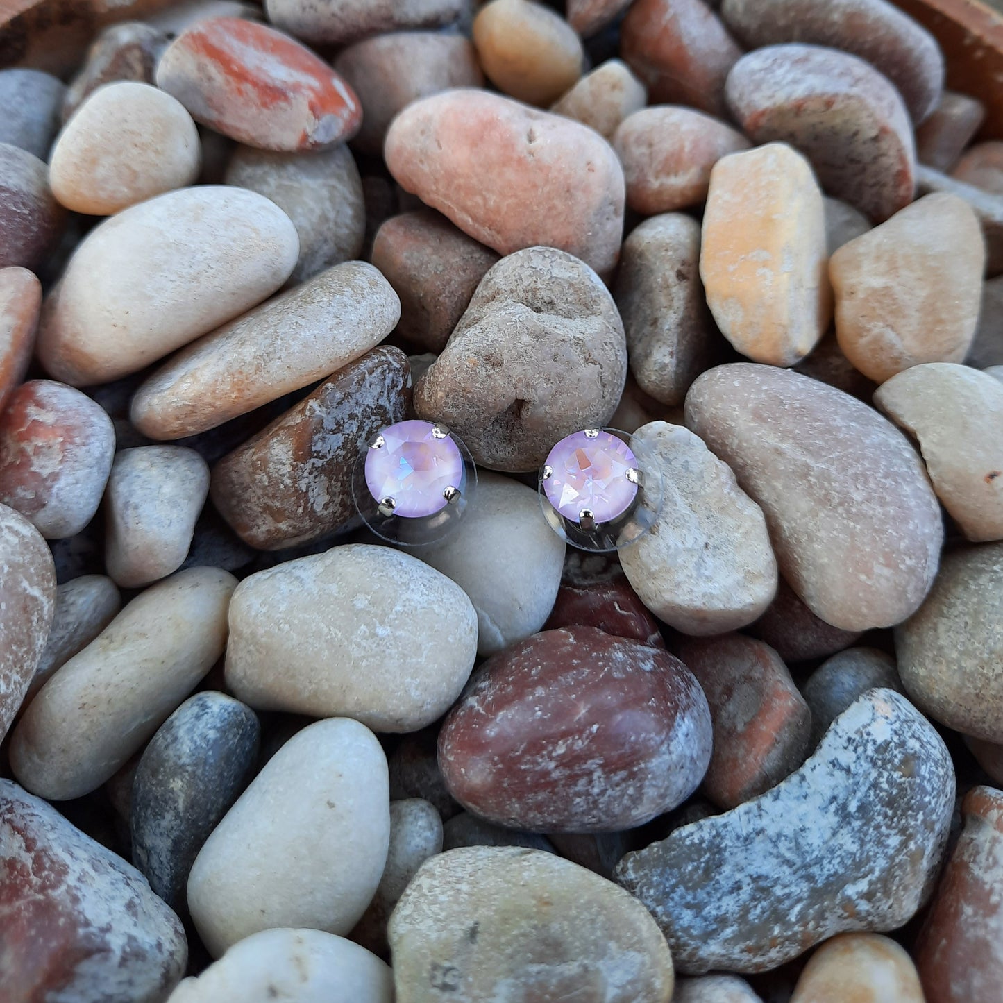 Must-Have Everyday Post Earrings in Sun-Kissed "Lavender"