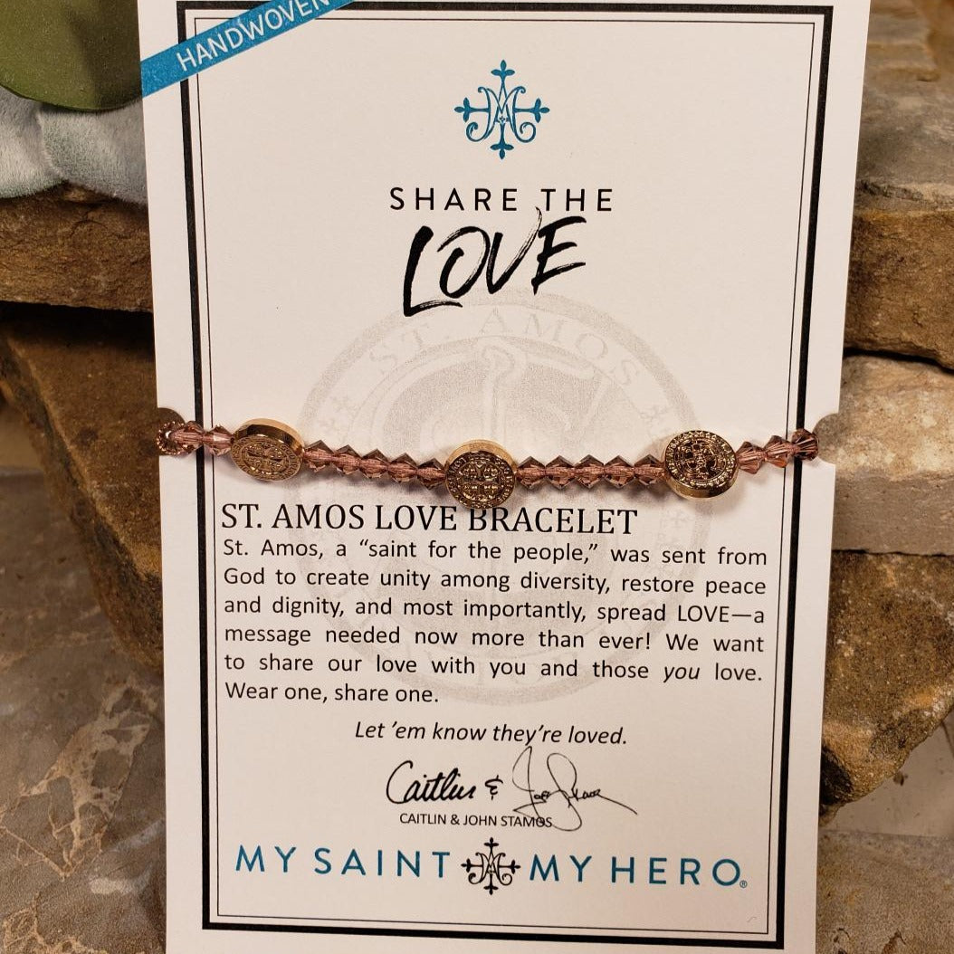 Share the Love Rosegold Crystal Bracelet