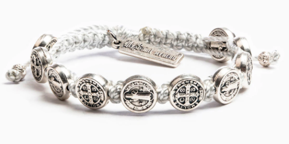 Benedictine Blessing Bracelet - Silver Medals