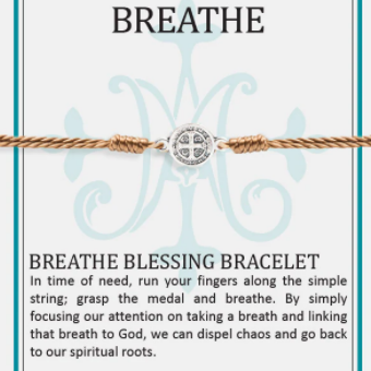 Breathe Blessing Taupe Bracelet