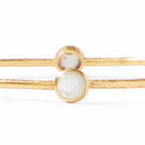 Milano Gold Bangle Mother of Pearl