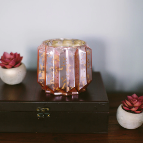 Sweet Grace Rose Gold Mercury Collection Candle