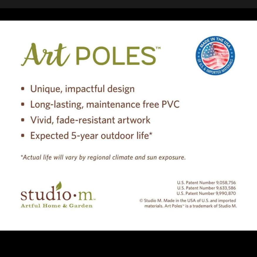 With Us Everyday 20" Art Pole