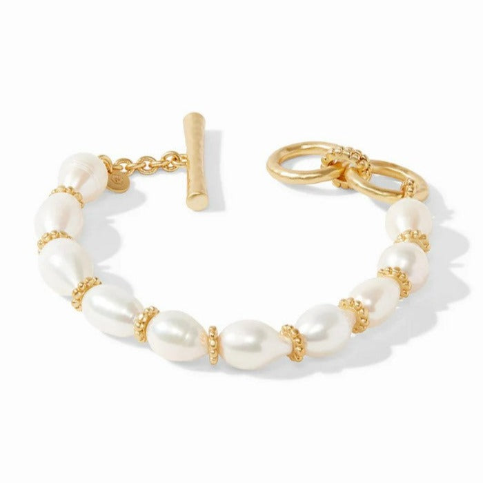 Marbella Gold Freshwater Pearl Bracelet