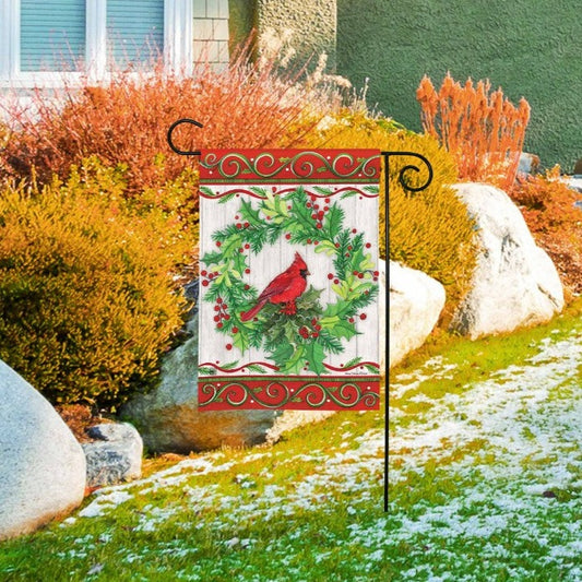 Cardinal Joy Garden Flag