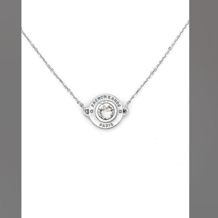 Austrian Crystal Annecy Pendant Silver Necklace