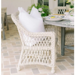 White Waffle Weave Throw Pillow