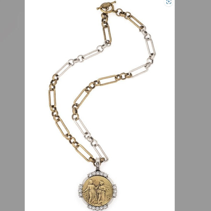 Chablis Chain with Republique Medallion Necklace